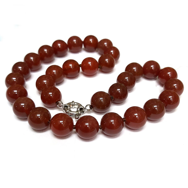 Бусы из Сердолика №13B236 Бусы из Сердолика №13B236