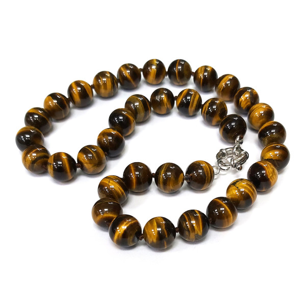 Бусы "Тигровый глаз" №13B061 Бусы "Тигровый глаз" №13B061