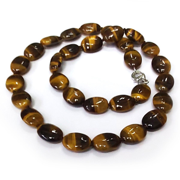 Бусы "Тигровый глаз" №13B067 Бусы "Тигровый глаз" №13B067