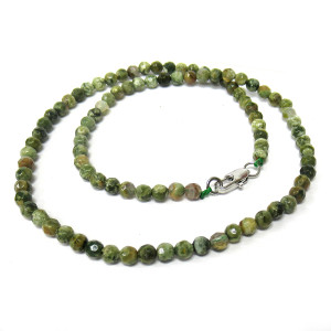 Бусы из Яшмы шар с гранями №13B145