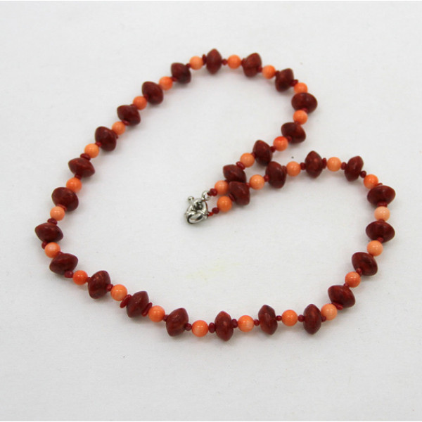 Бусы "Коралл" №83 Бусы "Коралл" №83