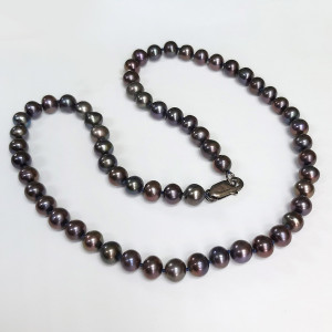 Бусы из искусственно выращенного жемчуга №021