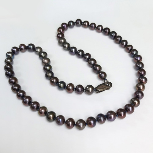 Бусы из искусственно выращенного жемчуга №021