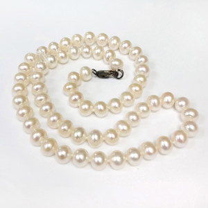 Бусы из искусственно выращенного жемчуга №204