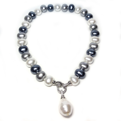 Бусы из жемчуга Majorica №60-1GE