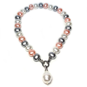 Бусы из жемчуга Majorica №60-3GE