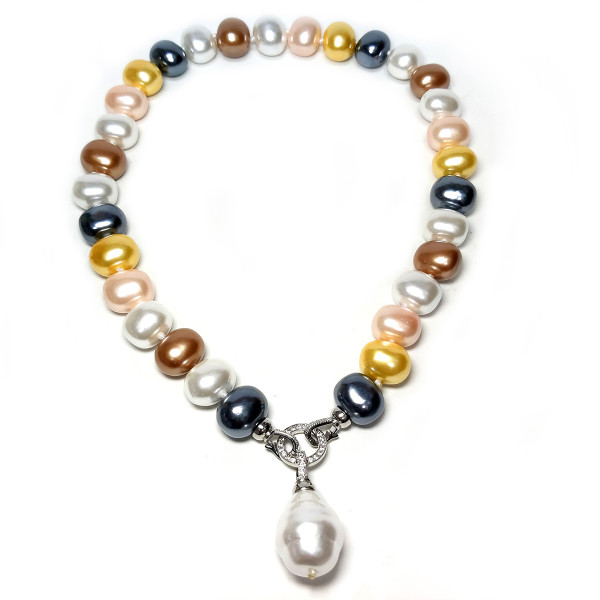 Бусы из жемчуга Majorica №60-4GE Бусы из жемчуга Majorica №60-4GE