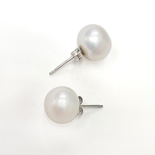 Пусеты из жемчуга №29