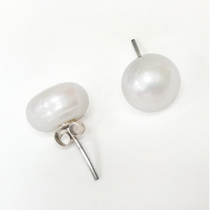 Пусеты из жемчуга №6570