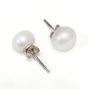 Пусеты из жемчуга №9095