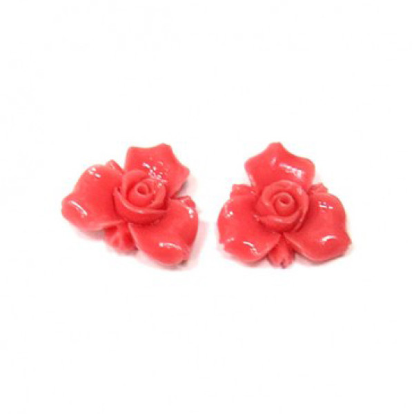 Пусеты из коралла №10-1B Пусеты из коралла №10-1B