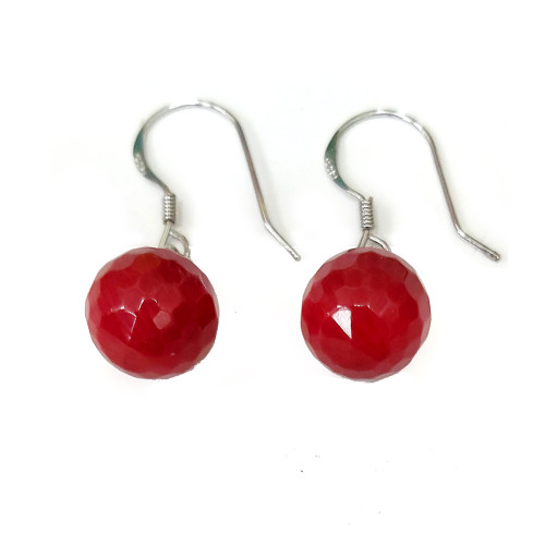 Серьги из коралла №1506