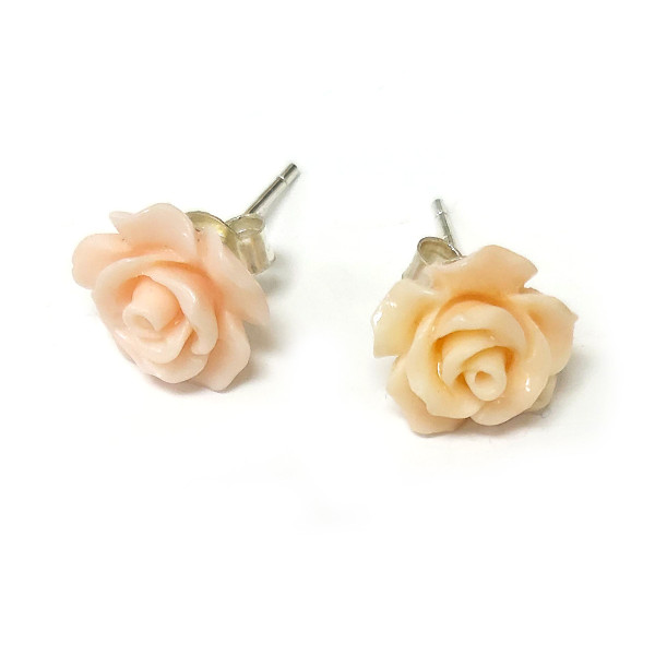 Пусеты из коралла №1802 Пусеты из коралла №1802