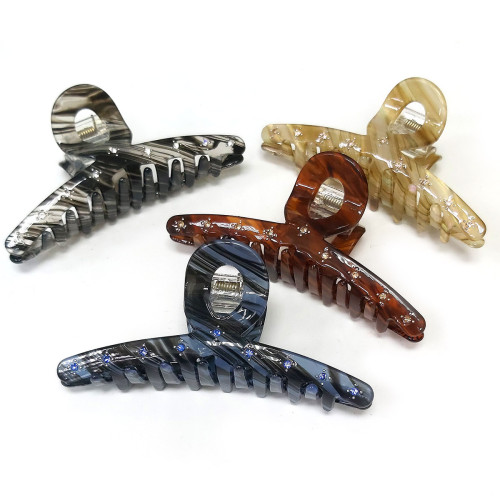 Заколка-краб для волос акриловая №24002