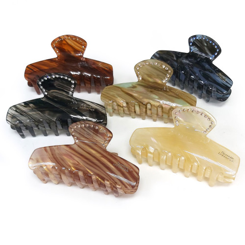 Заколка-краб для волос акриловая №24009