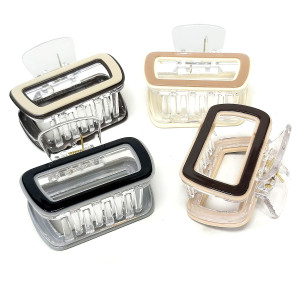 Заколка-краб для волос акриловая №2504