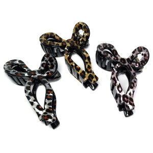 Заколка-краб для волос акриловая №2513