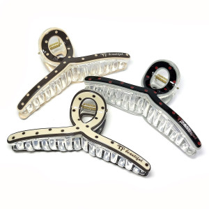 Заколка-краб для волос акриловая №2537