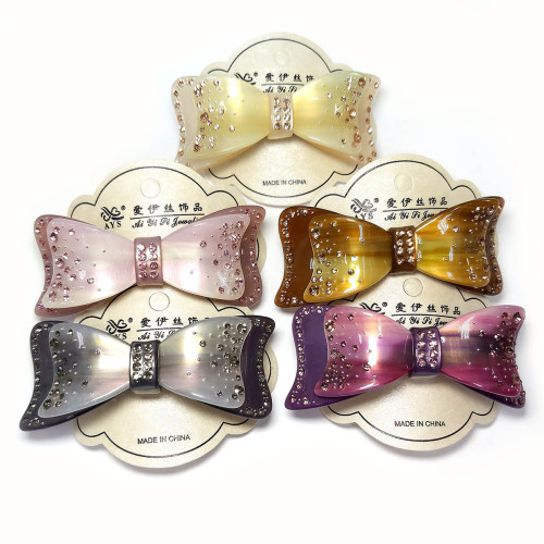 Заколка для волос акриловая №2548-2