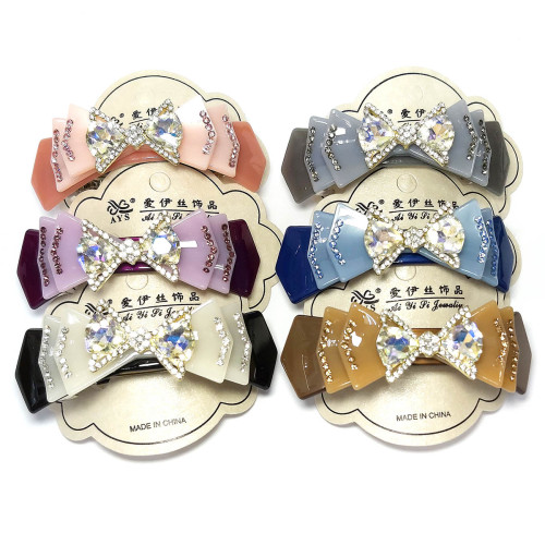 Заколка для волос акриловая №2549