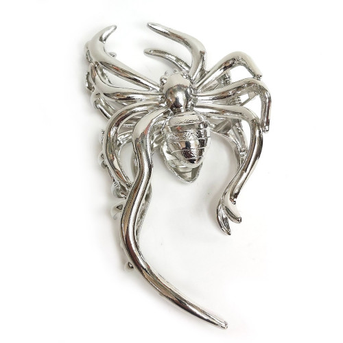 Заколка-краб для волос металлическая №230021-1S