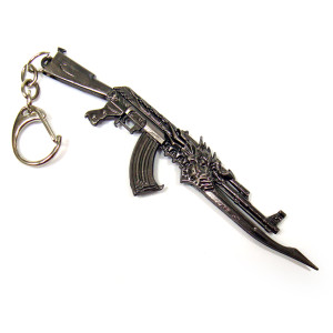 Брелок из металла Автомат №2028-45