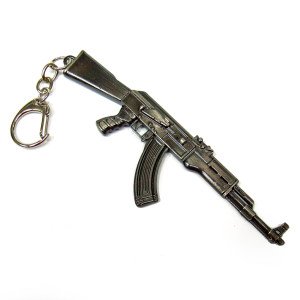 Брелок из металла Автомат №2028-46