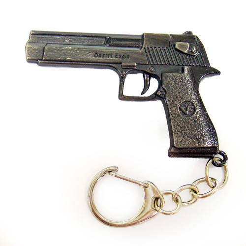 Брелок из металла Пистолет №2028-20