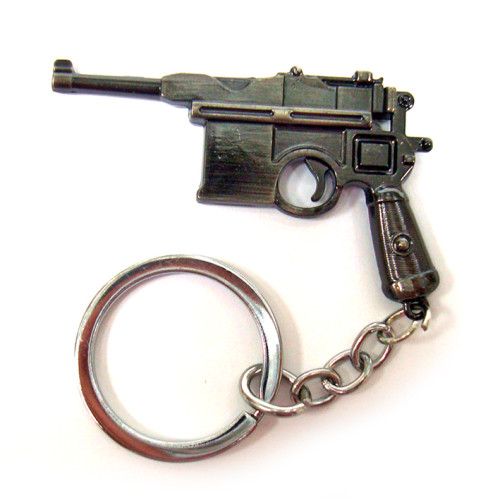 Брелок из металла Пистолет №2028-26