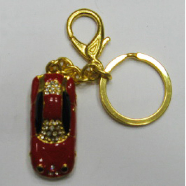 Брелок со стразами "Машина" №1501 Брелок со стразами "Машина" №1501