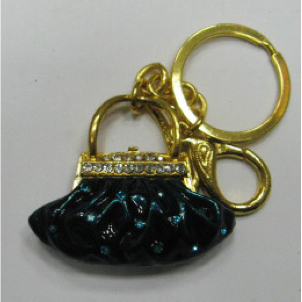Брелок со стразами "Сумочка" №2091 Брелок со стразами "Сумочка" №2091