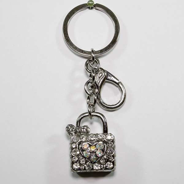Брелок со стразами "Сумочка" №2146A Брелок со стразами "Сумочка" №2146A