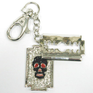 Брелок со стразами "Лезвие" №418