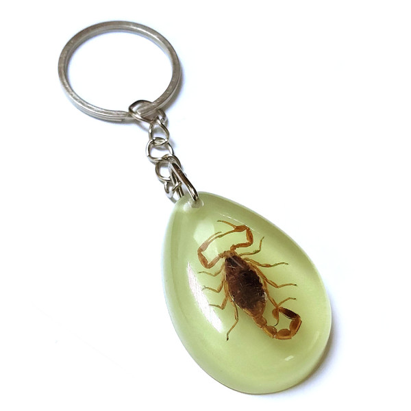 Брелок Скорпион в эпоксидной смоле №1 Брелок Скорпион в эпоксидной смоле №1