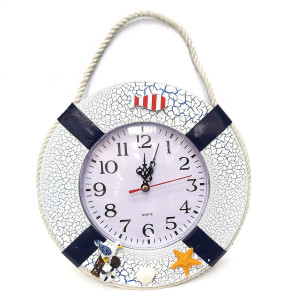 Часы настенные "Морская тема Спасательный круг №23001