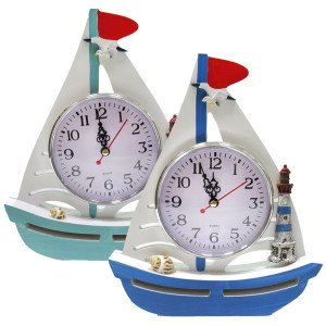 Часы настольные "Морская тема Парусник" №242DB