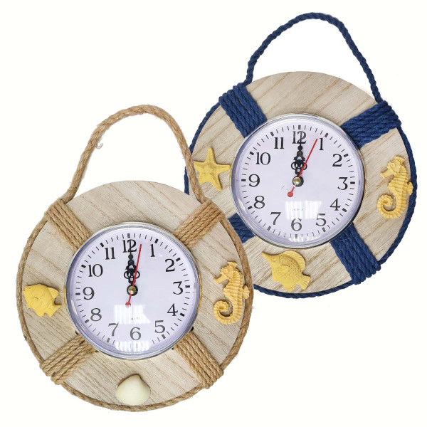 Часы настенные "Морская тема Спасательный круг" №F2023 Часы настенные "Морская тема Спасательный круг" №F2023