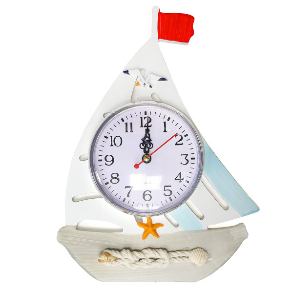 Часы настенные "Морская тема Парусник" №K2516 Часы настенные "Морская тема Парусник" №K2516