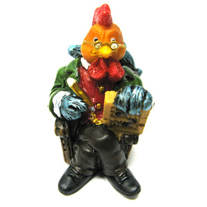 Фигурка из пластика "Петух" №1904-25