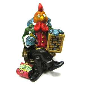 Фигурка из пластика "Петух" №1904-35