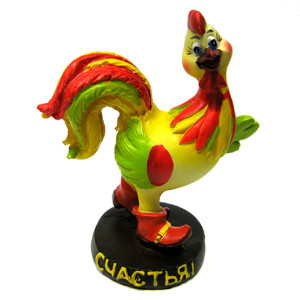 Фигурка из пластика "Петух" №92233