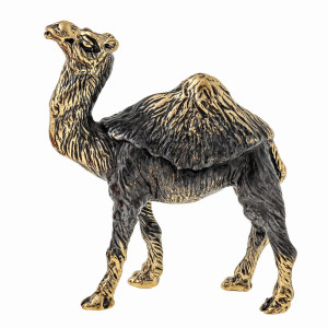 Фигурка из бронзы "Верблюд в пустыне" №1595-1