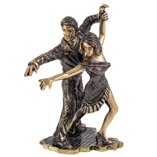 Фигурка из бронзы "Парочка Бальные Танцы без подставки" №1755-1 Фигурка из бронзы "Парочка Бальные Танцы без подставки" №1755-1