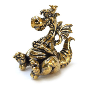 Фигурка из бронзы "Дракон" №7277-42