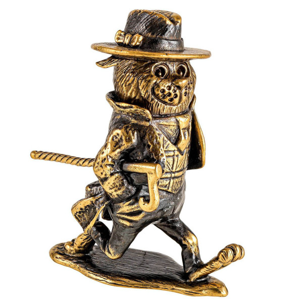 Фигурка из бронзы "Кот Джентельмен" №2374-1 Фигурка из бронзы "Кот Джентельмен" №2374-1