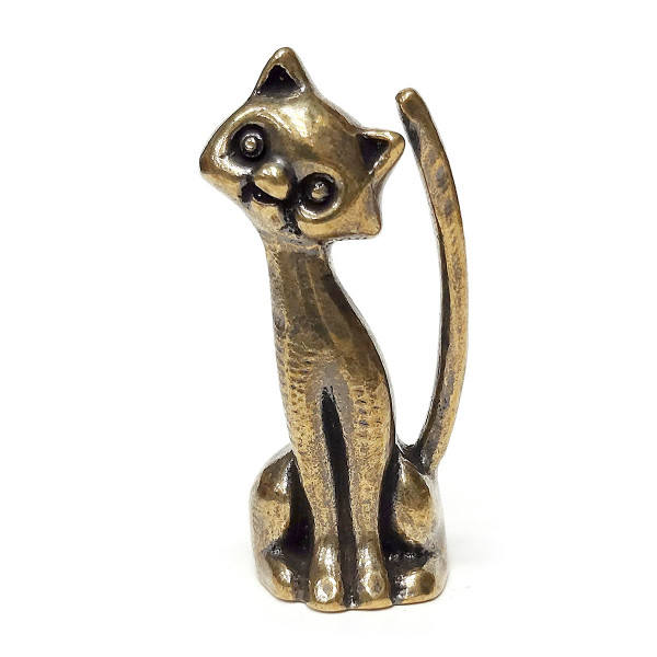 Фигурка из бронзы "Кошка" №7277-40 Фигурка из бронзы "Кошка" №7277-40