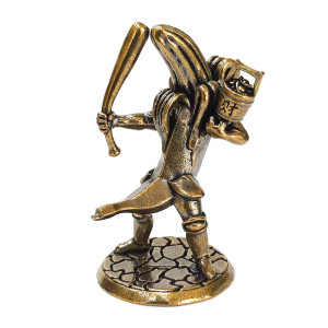 Фигурка из бронзы "Банановый рыцарь" №7277-44
