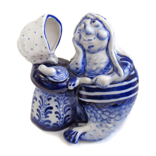 Фигурка Гжель "Водяной" №CHS040