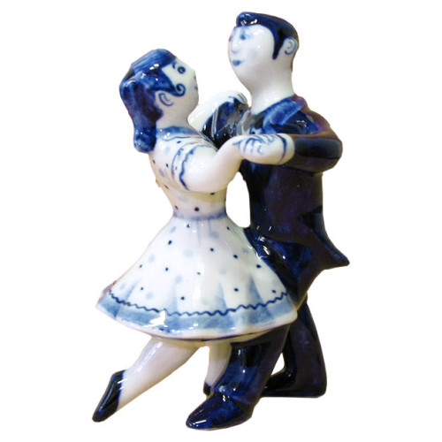 Фигурка Гжель "Танцоры" №CHS152