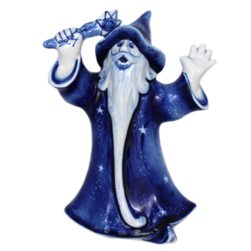 Фигурка Гжель "Чародей" №CHS166